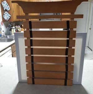Karate belt wall display